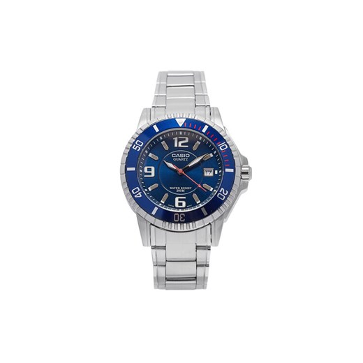 Zegarek Casio MTD-1053D-2AVES Srebrny ze sklepu eobuwie.pl w kategorii Zegarki - zdjęcie 182089432