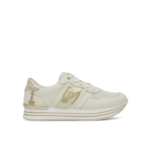 Sneakersy Remonte D1322-60 Écru ze sklepu eobuwie.pl w kategorii Buty sportowe damskie - zdjęcie 182089451