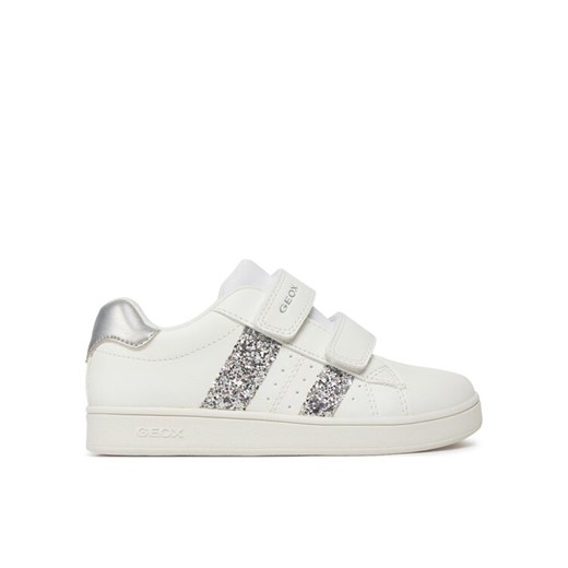 Sneakersy Geox J Eclyper Girl J45LRA 000BC C0007 S Biały ze sklepu eobuwie.pl w kategorii Trampki dziecięce - zdjęcie 182089473