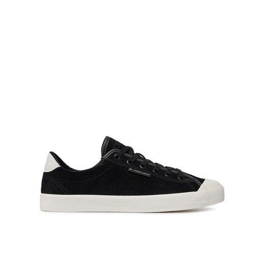 Sneakersy Tommy Jeans Th Central Cc And Coin Czarny ze sklepu eobuwie.pl w kategorii Trampki męskie - zdjęcie 182089560