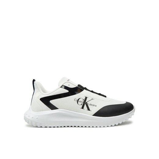 Sneakersy Calvin Klein Jeans Eva Runner Low Lace Ml YM0YM00968 Biały ze sklepu eobuwie.pl w kategorii Buty sportowe męskie - zdjęcie 182089631