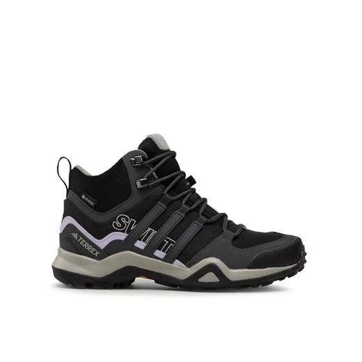 Trekkingi adidas Terrex Swift R2 Mid GORE-TEX Hiking Shoes IF7637 Czarny ze sklepu eobuwie.pl w kategorii Buty trekkingowe damskie - zdjęcie 182089692