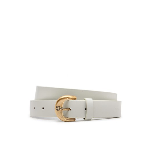 Pasek Damski Calvin Klein Jeans Casual Pin Buckle 25Mm LV04K7009G Biały ze sklepu eobuwie.pl w kategorii Paski damskie - zdjęcie 182089871