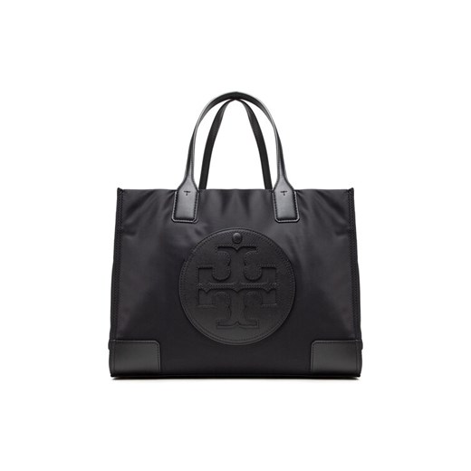 Torebka Tory Burch Ella Small Tote 88578 Czarny ze sklepu eobuwie.pl w kategorii Torby Shopper bag - zdjęcie 182089882