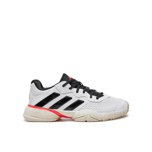 Buty do tenisa adidas Barricade IF0451 Biały ze sklepu eobuwie.pl w kategorii Buty sportowe dziecięce - zdjęcie 182090031