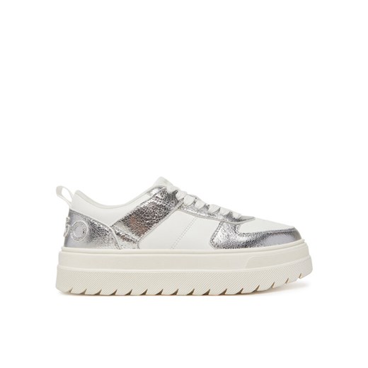 Sneakersy HUGO Lyssa Tenn 50541577 Biały ze sklepu eobuwie.pl w kategorii Buty sportowe damskie - zdjęcie 182090091