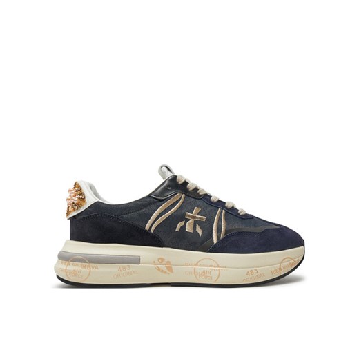 Sneakersy Premiata Cassie 7000 Czarny ze sklepu eobuwie.pl w kategorii Buty sportowe damskie - zdjęcie 182090134