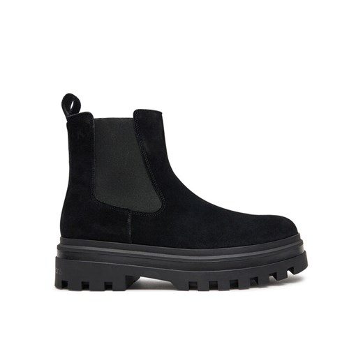 Sztyblety Calvin Klein Jeans Lugged Chelsea Boot Hr Su YM0YM01067 Czarny ze sklepu eobuwie.pl w kategorii Botki - zdjęcie 182090171