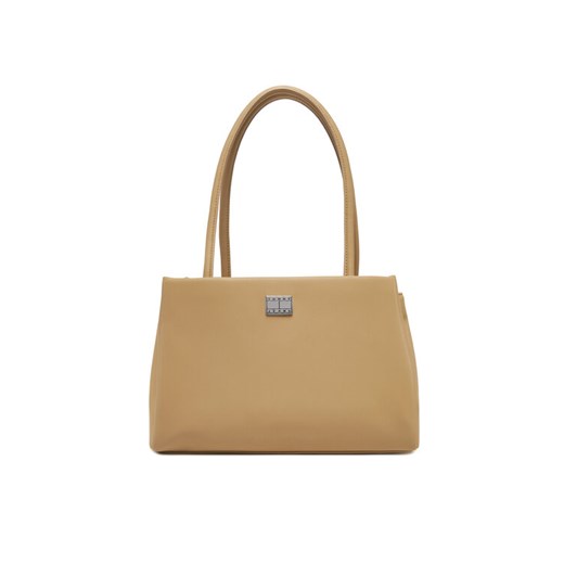 Torebka Tommy Jeans Tjw American Cool Med Tote AW0AW17297 Beżowy ze sklepu eobuwie.pl w kategorii Torebki damskie - zdjęcie 182090264