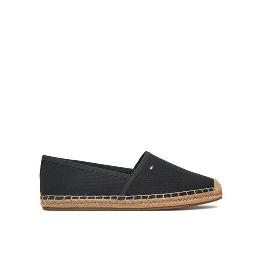 Espadryle Tommy Hilfiger Flag Canvas Espadrille FW0FW08541 Czarny Tommy Hilfiger 40 eobuwie.pl