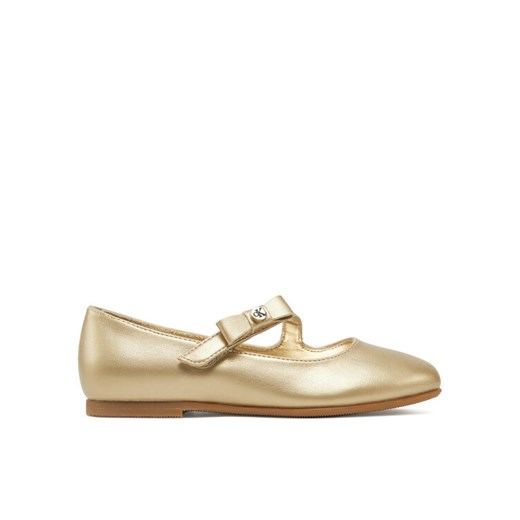 Baleriny Calvin Klein Jeans Ballerina V4A3-83042-1322 M Złoty ze sklepu eobuwie.pl w kategorii Balerinki dziecięce - zdjęcie 182090394
