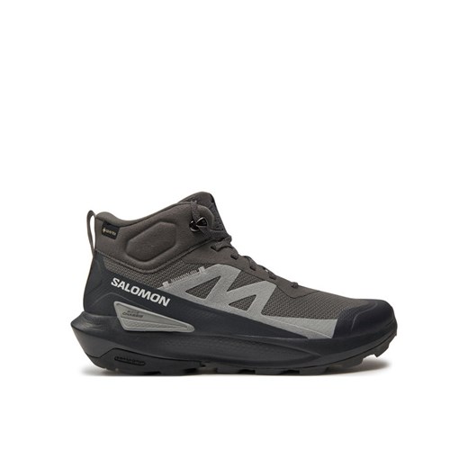 Trekkingi Salomon Elixir Activ Mid Gore-Tex L47456800 Szary ze sklepu eobuwie.pl w kategorii Buty trekkingowe męskie - zdjęcie 182090441