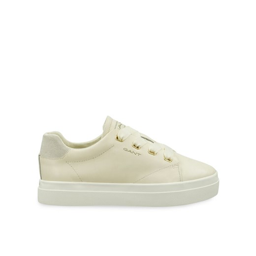 Sneakersy Gant 29531569 Écru ze sklepu eobuwie.pl w kategorii Buty sportowe damskie - zdjęcie 182090470