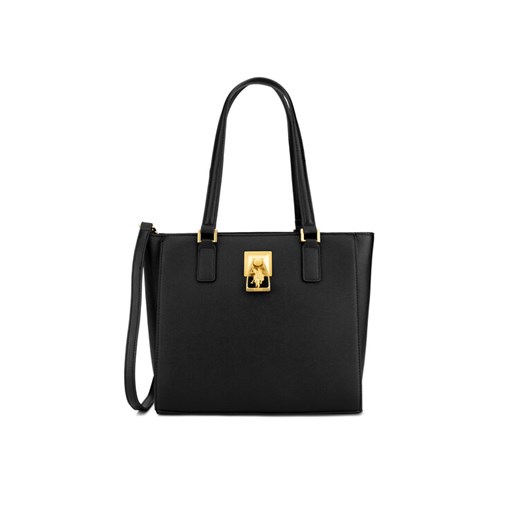 Torebka U.S. Polo Assn. BIUXT8485WVP Czarny ze sklepu eobuwie.pl w kategorii Torby Shopper bag - zdjęcie 182090492