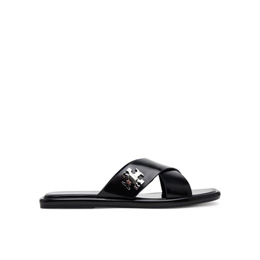 Klapki Tory Burch 170611 Czarny ze sklepu eobuwie.pl w kategorii Klapki damskie - zdjęcie 182090510