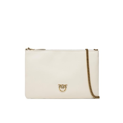 Torebka PINKO Flat Classic PE 23 PCPL 100455 A0F1 Écru ze sklepu eobuwie.pl w kategorii Kopertówki - zdjęcie 182090641