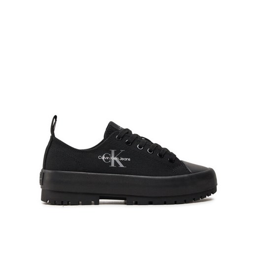 Trampki Calvin Klein Jeans Lugged Hybrid Laceup Ml Mtr YW0YW01505 Czarny ze sklepu eobuwie.pl w kategorii Trampki damskie - zdjęcie 182090731