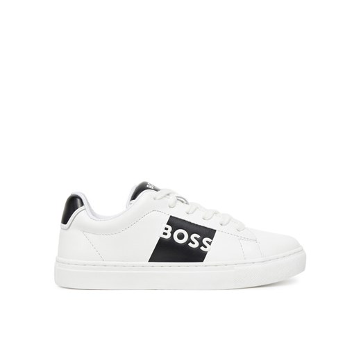 Sneakersy BOSS J51650 M Biały ze sklepu eobuwie.pl w kategorii Buty sportowe dziecięce - zdjęcie 182090733