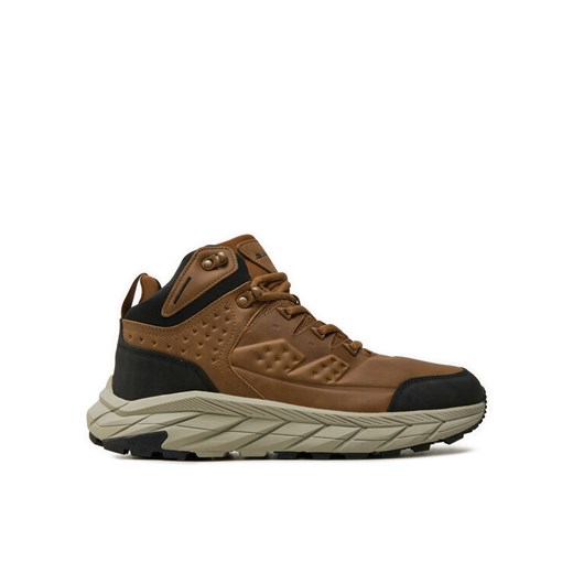 Trekkingi ALPINE PRO Defet MBTD452 909PL Brązowy ze sklepu eobuwie.pl w kategorii Buty trekkingowe męskie - zdjęcie 182090763