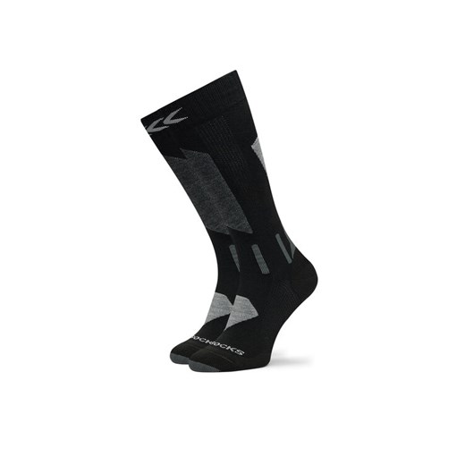 Skarpety narciarskie X-Socks Ski Discover WYDDW24U Czarny ze sklepu eobuwie.pl w kategorii Skarpetki damskie - zdjęcie 182090764