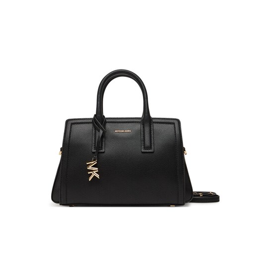 Torebka MICHAEL Michael Kors Laila 30S5G9IS1L Czarny ze sklepu eobuwie.pl w kategorii Kuferki - zdjęcie 182090803