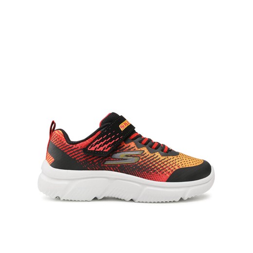 Sneakersy Skechers Norvo 405035L/BKRD Pomarańczowy ze sklepu eobuwie.pl w kategorii Buty sportowe dziecięce - zdjęcie 182090870