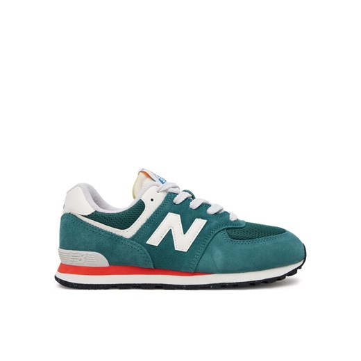 Sneakersy New Balance GC574VPG Zielony ze sklepu eobuwie.pl w kategorii Buty sportowe damskie - zdjęcie 182090884