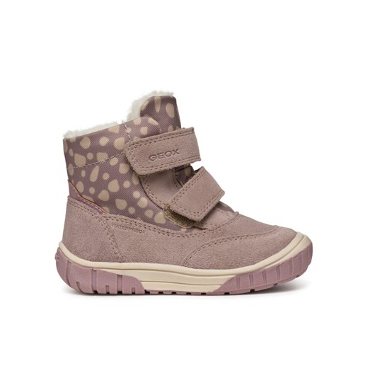 Kozaki Geox B Omar Girl Wpf B462LB 022MN C5005 S Beżowy ze sklepu eobuwie.pl w kategorii Buty zimowe dziecięce - zdjęcie 182090913