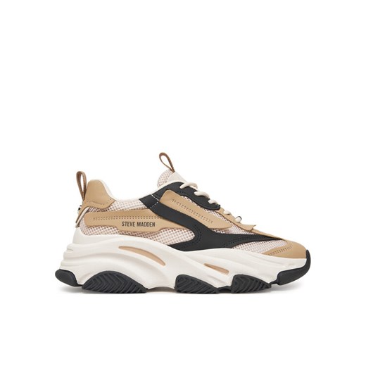 Sneakersy Steve Madden Possession-E SM19000033 Beżowy ze sklepu eobuwie.pl w kategorii Buty sportowe damskie - zdjęcie 182090940