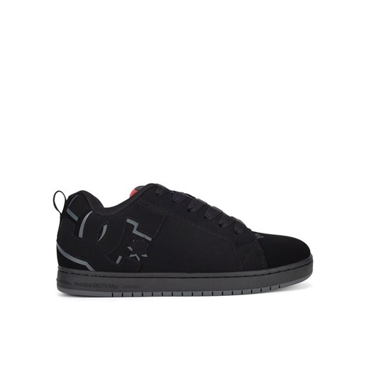 Sneakersy DC COURT GRAFFIK 300529-BLR Czarny ze sklepu eobuwie.pl w kategorii Buty sportowe męskie - zdjęcie 182091100