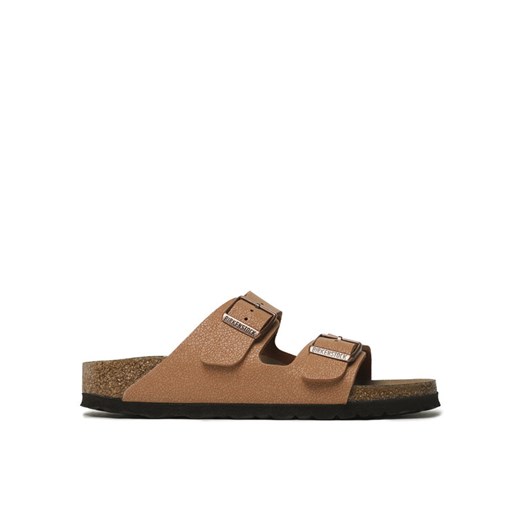 Klapki Birkenstock Arizona 1025046 Brązowy ze sklepu eobuwie.pl w kategorii Klapki damskie - zdjęcie 182091294