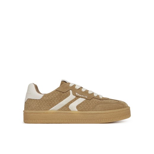 Sneakersy Tamaris 1-23723-44 Beżowy ze sklepu eobuwie.pl w kategorii Buty sportowe damskie - zdjęcie 182091371