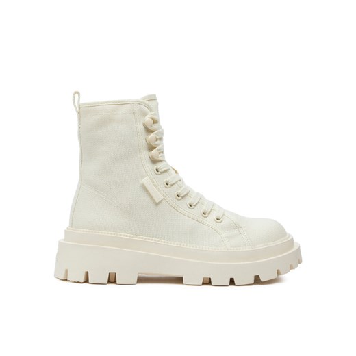 Trapery Superga 3051 Beżowy ze sklepu eobuwie.pl w kategorii Workery damskie - zdjęcie 182091462