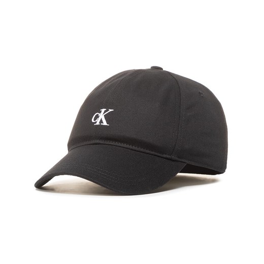 Czapka z daszkiem Calvin Klein Jeans Monogram Baseball Cap IU0IU00150 Czarny ze sklepu eobuwie.pl w kategorii Czapki z daszkiem męskie - zdjęcie 182091493