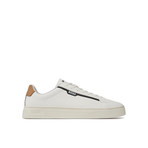 Sneakersy Boss Rhys Tenn 50502869 Biały ze sklepu eobuwie.pl w kategorii Trampki męskie - zdjęcie 182091532