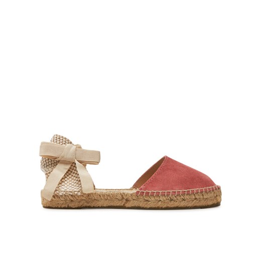 Espadryle Manebi Hamptons Flat Valenciana Espadrilles R 7.0 P0 Bordowy ze sklepu eobuwie.pl w kategorii Espadryle damskie - zdjęcie 182091572