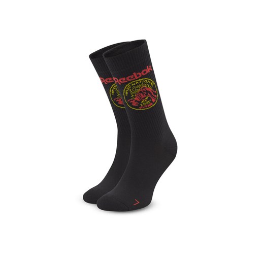 Skarpety wysokie unisex Reebok CL Outdoor Sock HC4371 Czarny ze sklepu eobuwie.pl w kategorii Skarpetki damskie - zdjęcie 182091581