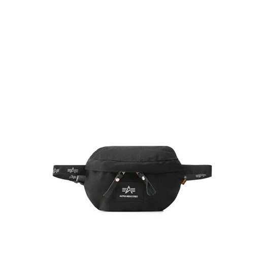 Saszetka nerka Alpha Industries Big A Oxford Waist Bag 101908 Czarny ze sklepu eobuwie.pl w kategorii Nerki - zdjęcie 182091673