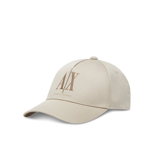 Czapka z daszkiem Armani Exchange XW000957 AF13846 U1092 Beżowy ze sklepu eobuwie.pl w kategorii Czapki z daszkiem damskie - zdjęcie 182091724