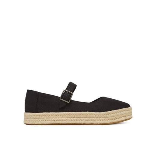 Espadryle Toms Carolina Mary Jane 10021878 Czarny ze sklepu eobuwie.pl w kategorii Espadryle damskie - zdjęcie 182091831