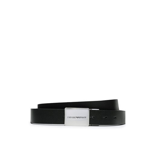 Pasek Męski Emporio Armani Y4S563 Y737E 88044 Czarny ze sklepu eobuwie.pl w kategorii Paski męskie - zdjęcie 182092081