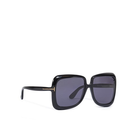 Okulary przeciwsłoneczne Tom Ford FT1156 01A Czarny ze sklepu eobuwie.pl w kategorii Okulary przeciwsłoneczne damskie - zdjęcie 182092134