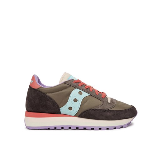 Sneakersy Saucony Jazz Triple S60530 50 Brązowy ze sklepu eobuwie.pl w kategorii Buty sportowe damskie - zdjęcie 182092172