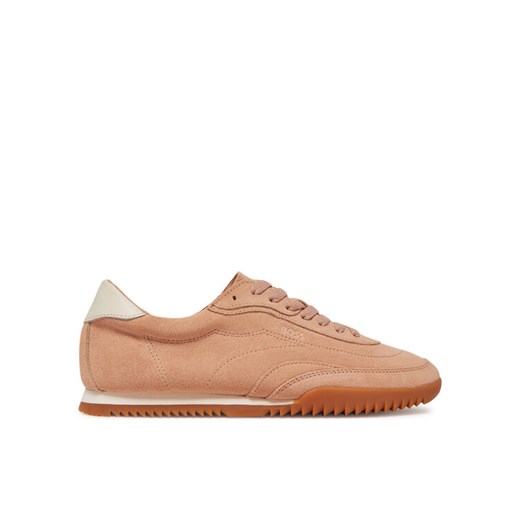 Sneakersy BOSS Carlynn Lowp 50541691 Beżowy ze sklepu eobuwie.pl w kategorii Buty sportowe damskie - zdjęcie 182092184