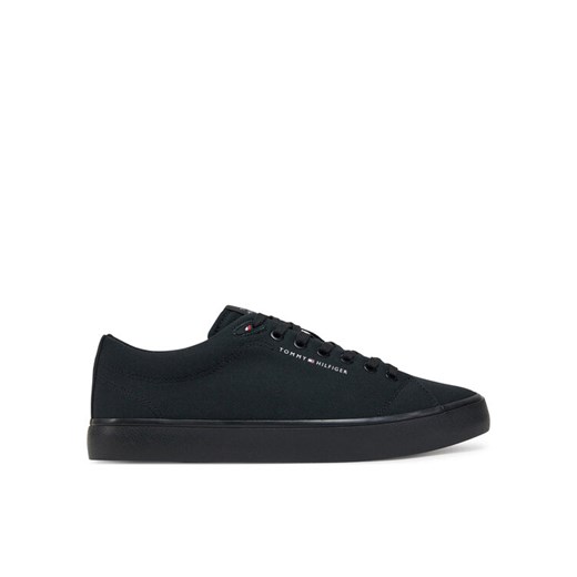 Tenisówki Tommy Hilfiger Hi Vulc Low Core Canvas FM0FM05396 Czarny ze sklepu eobuwie.pl w kategorii Trampki męskie - zdjęcie 182092222