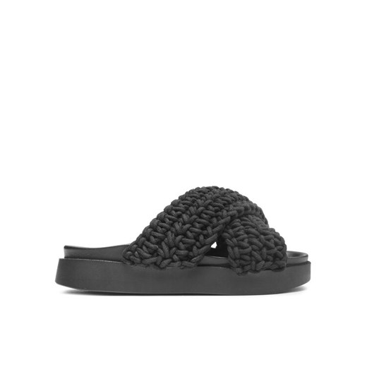 Klapki Inuikii Woven 70104-105 Czarny ze sklepu eobuwie.pl w kategorii Klapki damskie - zdjęcie 182092292