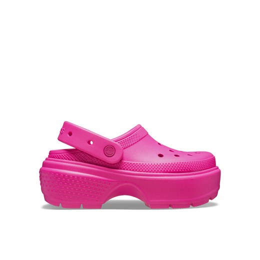 Klapki Crocs Stomp Clog 209349 Różowy ze sklepu eobuwie.pl w kategorii Klapki damskie - zdjęcie 182092342