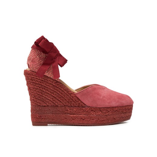 Espadryle Manebi Hamptons Heart-Shaped Wedge Espadrilles W 2.1 WH Różowy ze sklepu eobuwie.pl w kategorii Espadryle damskie - zdjęcie 182092510