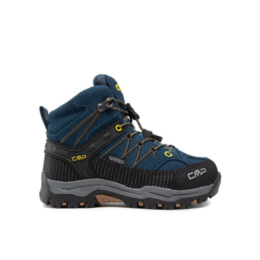 Trekkingi CMP Kids Rigel Mid Trekking Shoe Wp 3Q12944 Granatowy ze sklepu eobuwie.pl w kategorii Buty trekkingowe dziecięce - zdjęcie 182092524