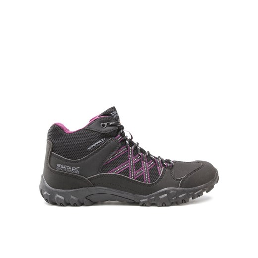Trekkingi Regatta Lady Edgepoint Mid Wp RWF622 Czarny ze sklepu eobuwie.pl w kategorii Buty trekkingowe damskie - zdjęcie 182092574